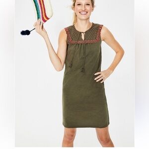 Boden Nella Cotton Jersey Coastal Minimalist Dress Size 6